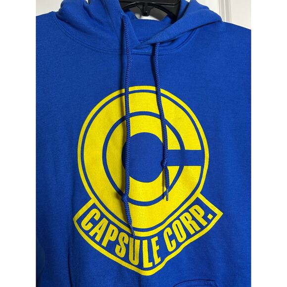 DRAGONBALLZ "Capsule Corp" Hoodie New Anime Unisex Kangaroo Pocket Pullover Sz M - Picture 6 of 6
